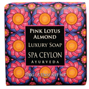 pinker Lotus und Mantel Seife Luxus Ayurveda