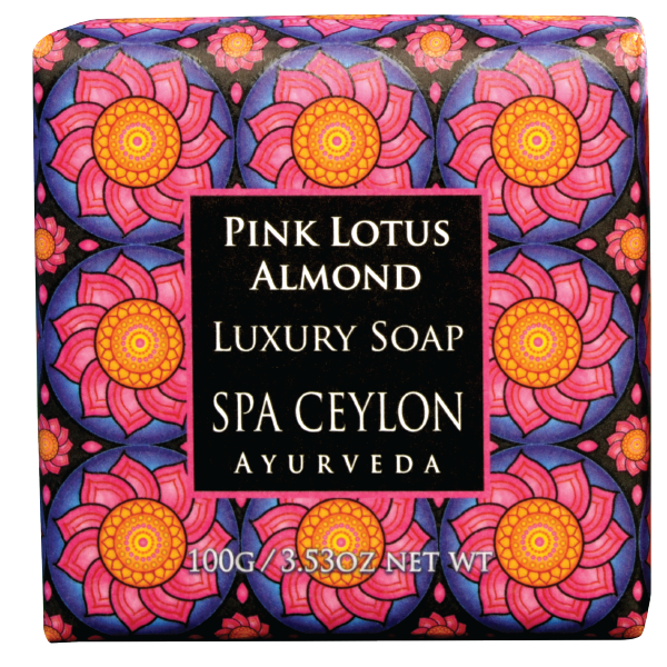 pinker Lotus und Mantel Seife Luxus Ayurveda