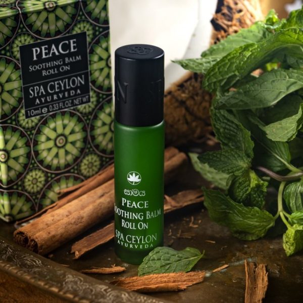SPA CEYLON - PEACE - SOOTHING BALM ROLL ON - Besänftigendes Ayurveda Roll On Balsam, 10 ml