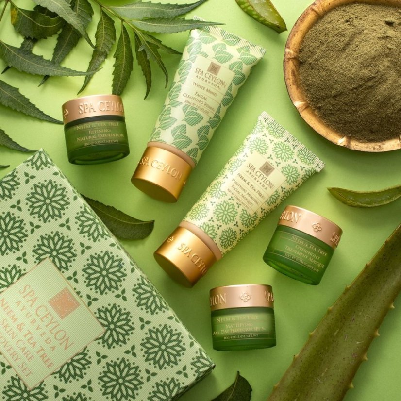 SPA CEYLON - NEEM & TEA TREE - SKIN CARE DISCOVERY SET- Hautpflege Entdeckerset